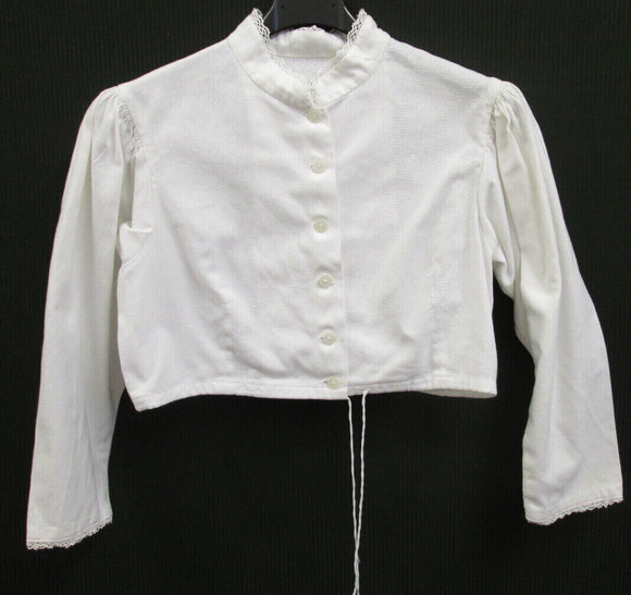 Damen Trachten Bluse weiß Gr. 38