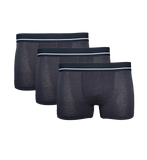 Herren Retropants 3er Pack Navy Schwarz Grau Weiß Baumwolle Modal Gr. M