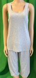 Damen Pyjama Blau, Grau Gr. S