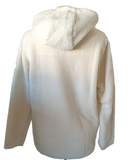 MAUI Damen Sherpa Teddy Plüsch Hoodie Kapuzenpullover creme weiss Gr. S M L