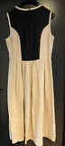 Damen Trachten Dirndl ärmellos Schwarz, Beige Gr. 42 v. C&A