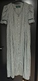 Damen Trachten Dirndl kurzarm Grün, Weiß gemustert Gr. 48 v. H. Moser