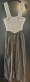 Damen Trachten Dirndl ärmellos Grau meliert Gr. 36 v. Arido
