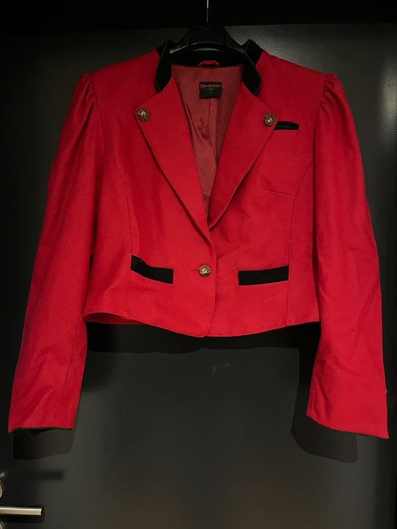Damen Trachten Janker/Jacke rot Gr. 40 v. Altenbeurer