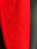 Damen Trachten Janker/Jacke Rot, Weiß gemustert ca. Gr. 42