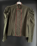 Damen Trachten Bluse grün Knöpfe Gr. 40 v. Alpen Trachten C&A