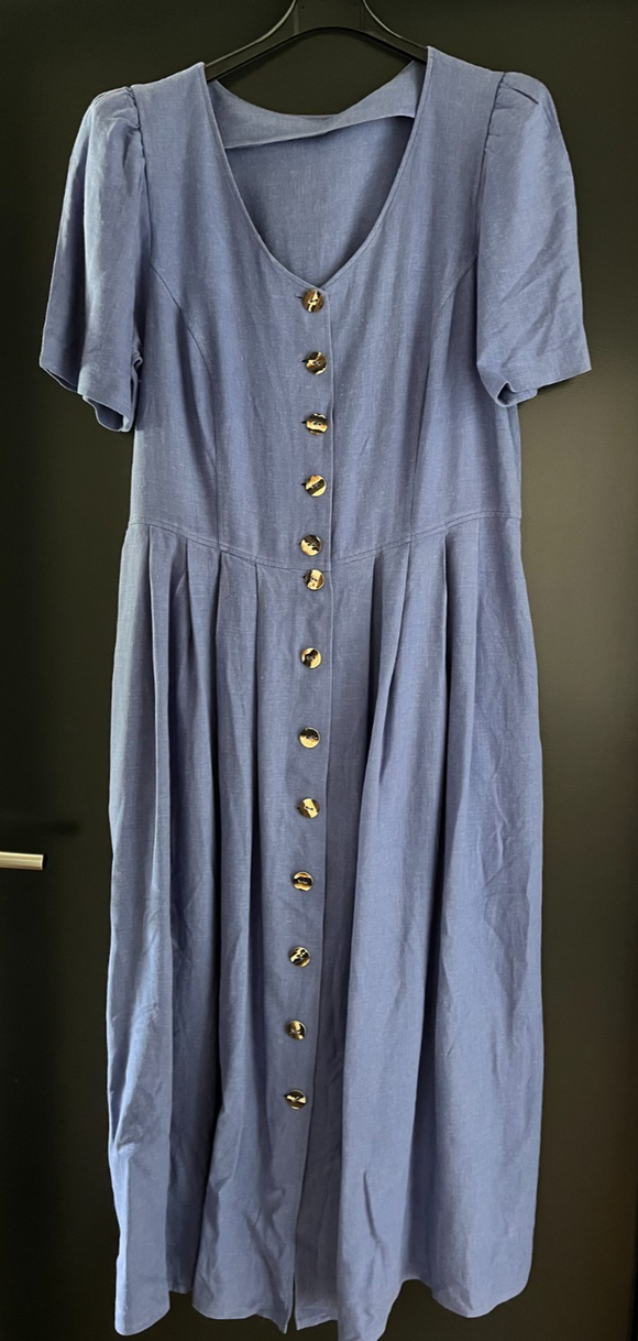 Damen Trachten Dirndl kurzarm Lila ca. Gr. 44