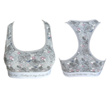 Damen Sommer Bustier Sport-BH Baumwolle Gr. S M L