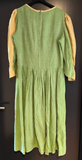 Damen Trachten Dirndl langarm Grün, Gelb ca. Gr. 40 v. C&A