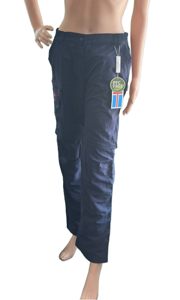 Damen Trekkinghose ELDFJALL mit UV-Schutz, Zipp-off, Cargo Farbe navy Gr. M L XL