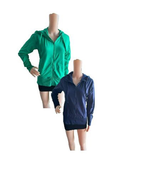 VB  Damen Jacke mit Kapuze Circle Dark navy green Gr. XS - L