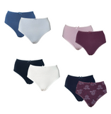 Damen Slip 2er Pack Baumwolle verschiedene Farben Gr. M