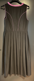 Damen Trachten Dirndl ärmellos Schwarz, Lila ca. Gr. 46 v. Kaiser Franz Josef