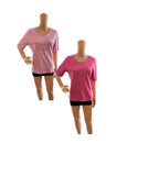 JOY Damen T-Shirt SIA 36746 Sportshirt Kurzarm magenta pink orchid Gr. 38 - 48