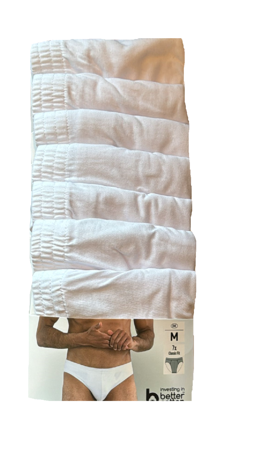 7er Sparpack BRUBAKER Herren Slips Aus Baumwolle – Schwarz, Weiß, Grau In M-XXL