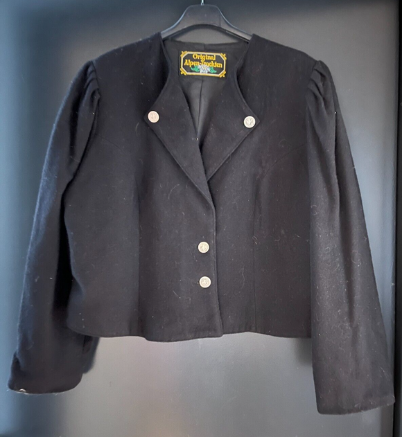 Damen Trachten Janker/Jacke Schwarz Gr. 46 v. Orig. Alpen-Trachten
