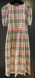 Damen Trachten Dirndl kurzarm Mehrfarbig gemustert ca. Gr. 40