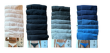 Herren Slip Unterhose 7er-Pack Weiß, Schwarz, Grau, Blau Gr. M, L, XL, 2XL