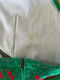 Damen Trachten Dirndl ärmellos Grün Gr. 40 v. Grenzland
