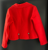 Damen Trachten Janker/Jacke Rot Gr. 40 v. Münchner Strickmoden