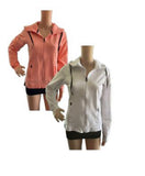 Venice Beach Damen Sweatjacke KIRSTY  Langarm mit Kapuze weiss pfirsich