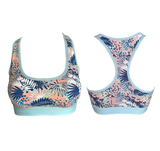 Damen Sommer Bustier Sport-BH Baumwolle Gr. S M L