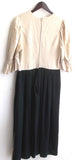 Damen Trachten Kleid Leinen natur, Rock schwarz Gr. 42 v. Landhaus