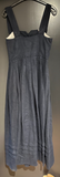 Damen Trachten Dirndl ärmellos Marineblau ca. Gr. S v. Linen Field