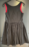 Damen Trachten Dirndl ärmellos Schwarz mit Stickerei Gr. 38 v. Siebenstein