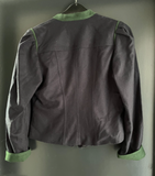 Damen Trachten Janker/Jacke dunkelblau, grün ca. Gr. 42 v. Lodenfrey