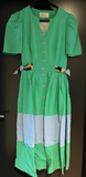 Damen Trachten Dirndl kurzarm Grün, Blau ca. Gr. 40 v. Sportalm