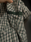 Damen Trachten Dirndl kurzarm Grün, Weiß gemustert Gr. 48 v. H. Moser