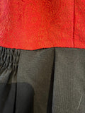 Damen Trachten Dirndl ärmellos Rot, Schwarz ca. Gr. 40