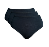 Damen Jazzpants 3er Pack Unterhose Weiß Schwarz Baumwolle Gr. S M L