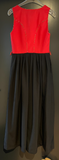 Damen Trachten Dirndl ärmellos Rot, Schwarz Gr. 38 v. Woiperdinger