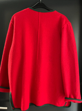 Damen Trachten Janker/Jacke Rot ca. Gr. 46 v. Litza