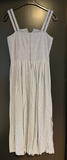 Damen Trachten Dirndl ärmellos Blau, Weiß kariert ca. Gr. 34 v. Tofana