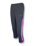 Venice Beach Damen Caprihose HATTIE Schwarz Sportleggings 3/4-Länge