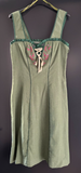 Damen Trachten Dirndl ärmellos Grün glitzernd Gr. 36 v. Spieth & Wensky