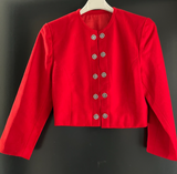 Damen Trachten Janker/Jacke Rot ca. Gr. 36