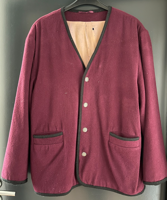 Damen Trachten Janker/Jacke Weinrot ca. Gr. 54 v. Berto Lucci