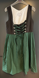 Damen Trachten Dirndl ärmellos Grün, Schwarz Gr. 38 v. Dirndl.com