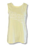 Venice Beach Damen Tanktop BLOOM Buttergelb Sportshirt Gr. XS
