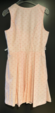 Damen Trachten Dirndl ärmellos Rosa, Weiß gemustert ca. Gr. 42 v. Distler