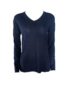 Damen Kaschmir Pullover Langarm Navy, Schwarz, Grau, Braun Gr.  S, M, L