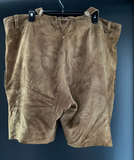 Herren Trachten Hose/Lederhose mit Träger braun ca. Gr. 56 v. G.S. Trachten