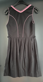 Damen Trachten Dirndl ärmellos schwarz rosa ca. Gr. 38 v. Stockerpoint
