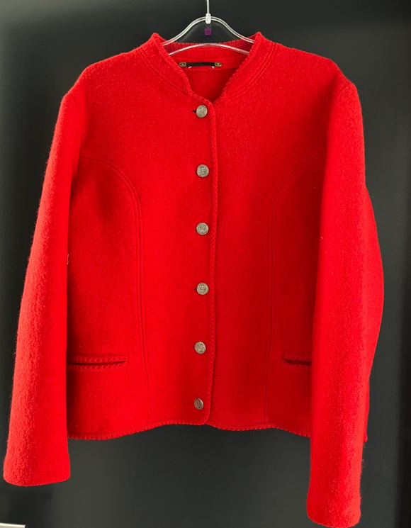 Damen Trachten Janker/Jacke Rot ca. Gr. 44
