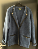 Damen Trachten Janker/Jacke Blau ca. Gr. 40 v. Geiger