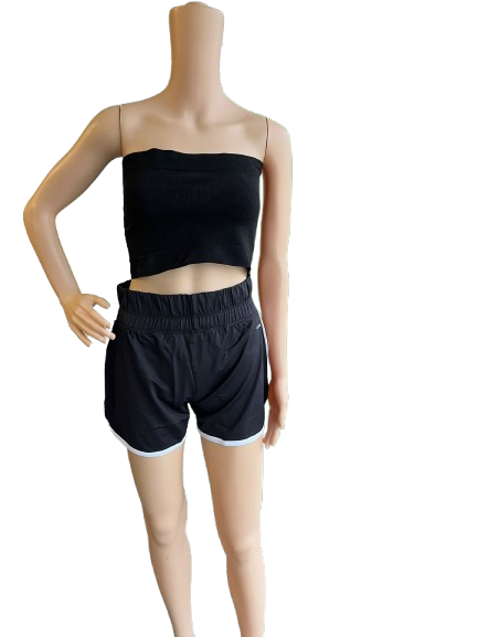 Venice Beach Damen Boxershort Sporthose Brida 100357 schwarz/weiss XS S